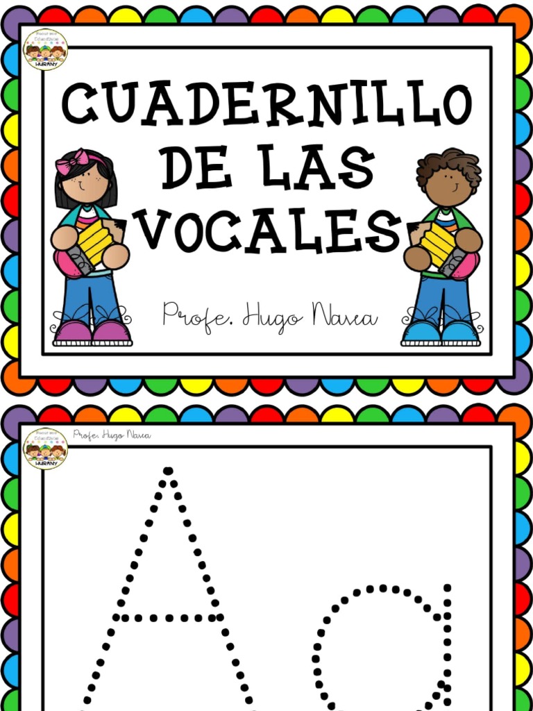 Cuadernillo De Las Vocales