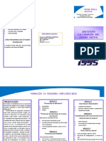 Formación en Programa Complementario