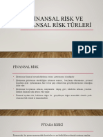 Finansal Risk Ve Finansal Risk Türleri