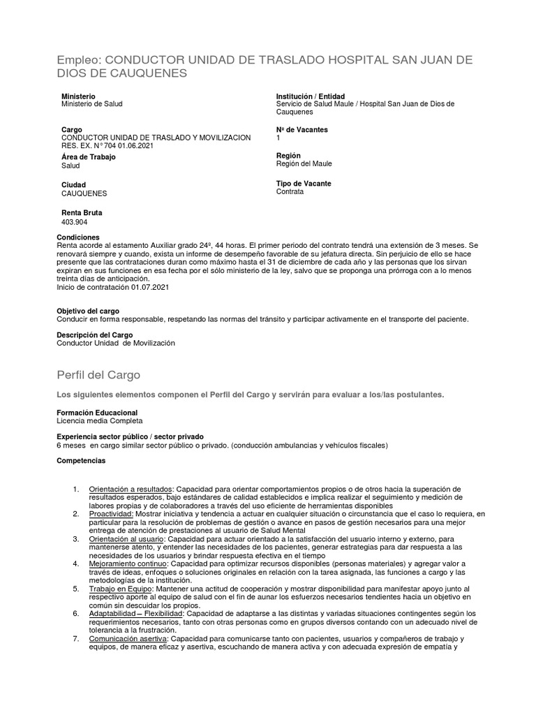 Bases Conductor Movilización PDF