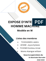 Expose D'interface Homme Machine