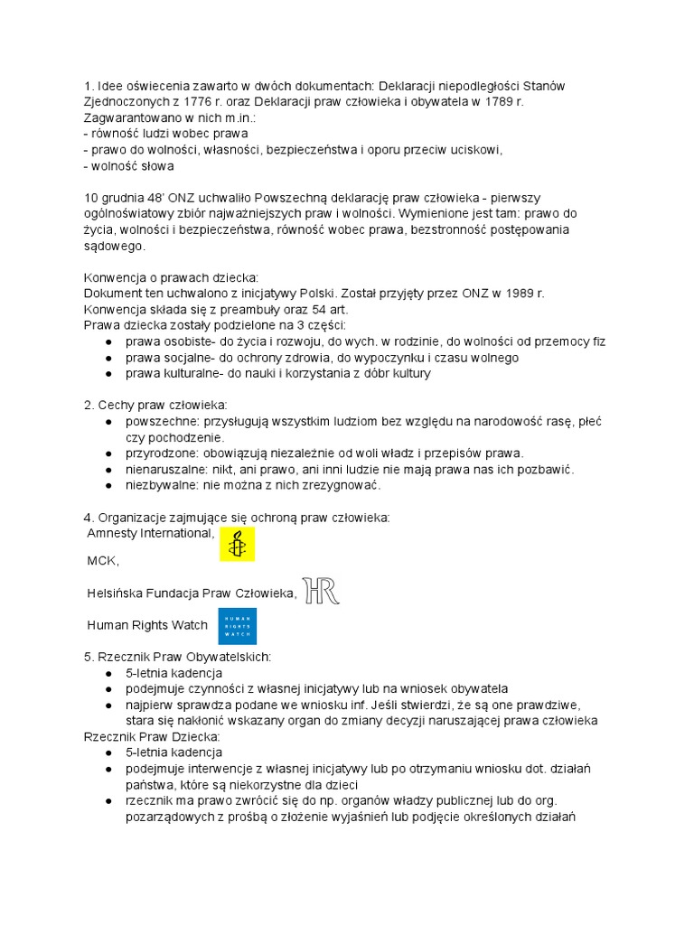 Wos Nowa Era Klasa 8 Wos Klasa 8 | PDF