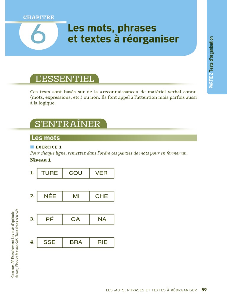 Phrases À Remettre Dans L'ordre | PDF | Obésité | Maîtrise de soi