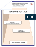 Rapport de Stage Sedik