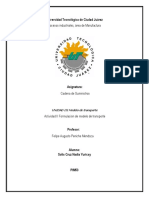 Actividad 2. Formulación de Modelo de Transporte