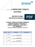 Portada Plan de Inspección y Ensayo