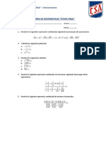 Examen Olimpiadas 1ero