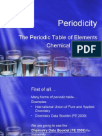 Periodic Table and Chemical Properties