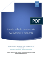 Cuadernillo de Pruebas de Evaluación Educación Versión 6 - 2022