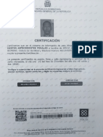 Certificado No Antecendes Penales Erick Santos Prevencionista