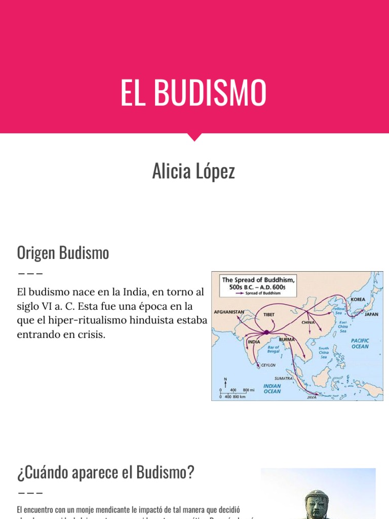 Origen y expansión del budismo | PDF | Gautama Buddha | Filosofía india