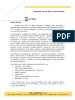 Carta Proyecto Mejora