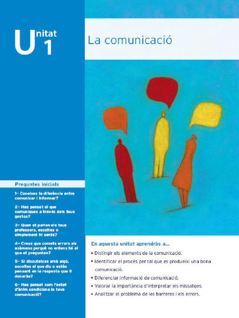 Solucionari (Word) Unitat 1 | PDF