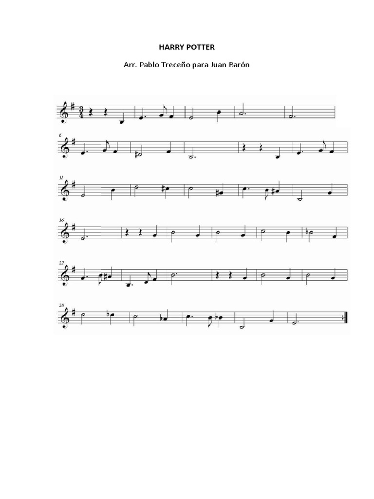 Harry Potter Marimba PDF