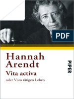 Vita Activa Oder Vom Tätigen Leben by Hannah Arendt