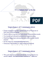 Lecture 5 Project Communication