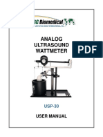 Ultrasound Wattmeter USP-30 - UM - Rev03