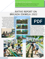 Brigada Eskwela 2022 Report on School Clean-Up at Balete Central School