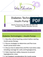 Insulin Pump Calculations