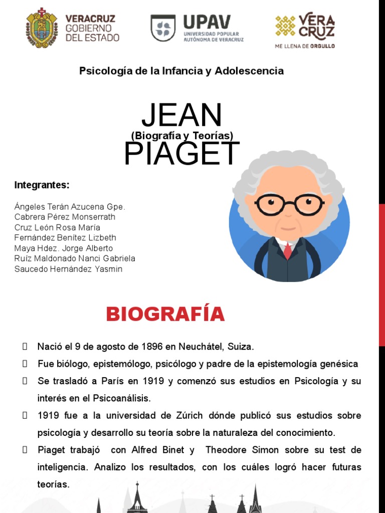 Teorias de Jean Piaget | PDF | Pensamiento | Constructivismo (filosofía ...