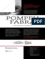 Exposició Sobre Pompeu Fabra