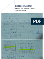 Ejercicios de estadística