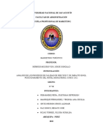 Análisis de Los Procesos de Calidad de Servicio y Su Impacto en El Posicionamiento Del Hotel Monasterio, Cusco 2022.