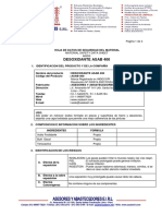 MSDS - Desoxidante Asab-400