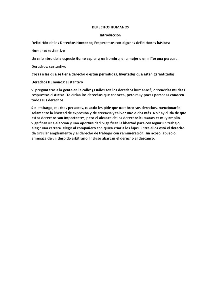 Derechos Humanos | PDF | Derechos humanos | Convenio europeo de