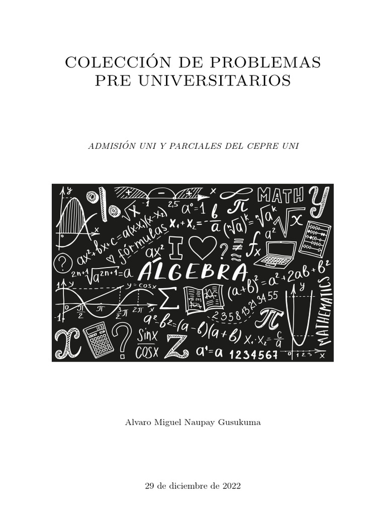 Parciales Finales Pdf Ecuaciones Proposición