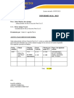 Informe Pago de Bombas - Elvis Parra