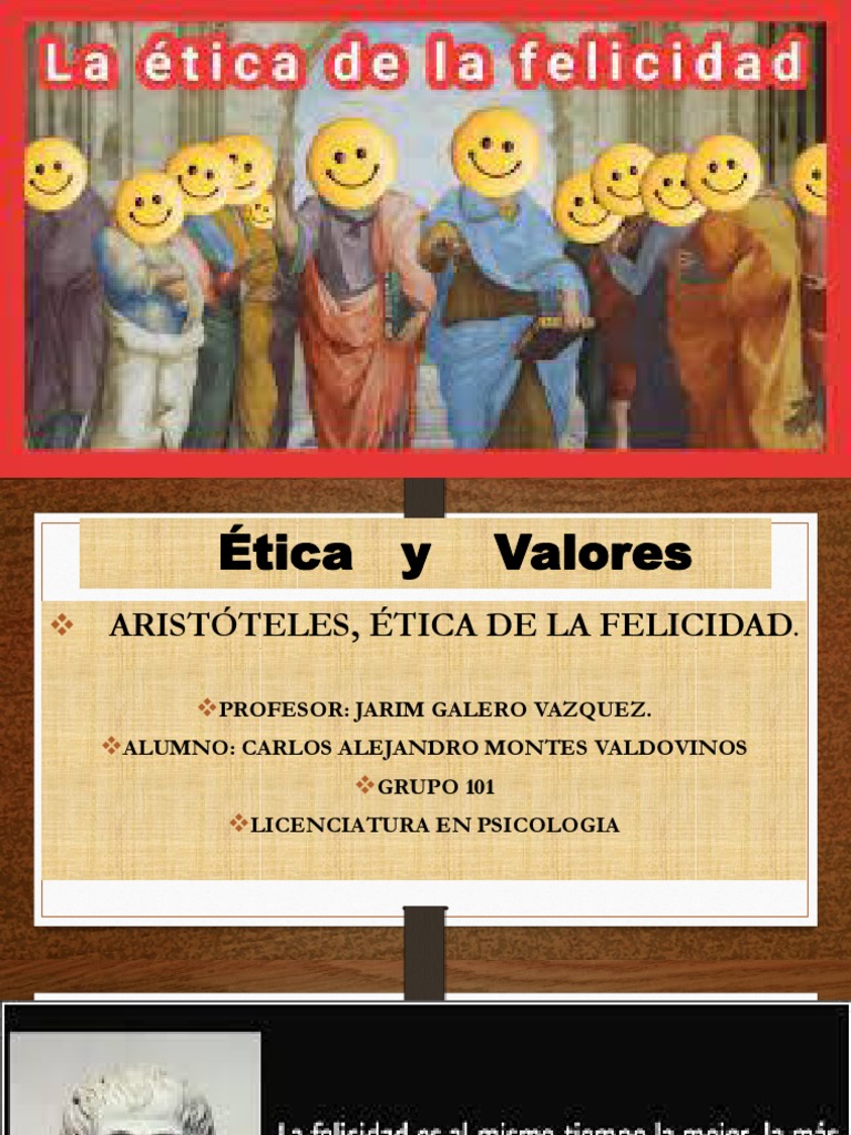 Ética de la felicidad en Aristóteles | PDF | Aristóteles | Felicidad