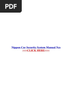 Dokumen - Tips Nippon Car Security System Manual Ncs Car Security System Manual Ncs Nippon