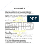 BPP40 - Manual de Calibracion - MODELO - BPP40