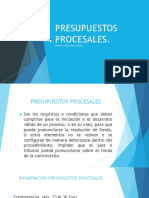 Presentación Presupuestos Procesales