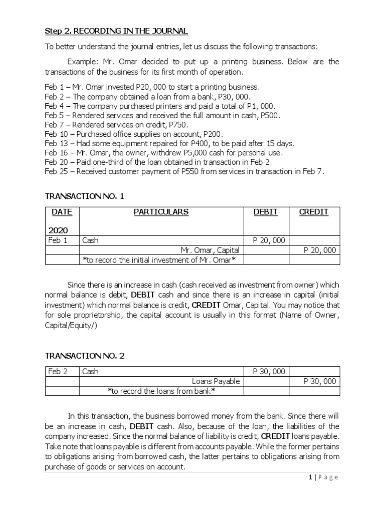 Journal Entries PDF Debits And Credits Business Economics