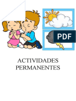 Actividades permanentes para niños