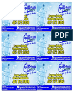 Publicidad Purificadora de Agua