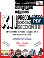 Documentos Basicos Del Xii Precongreso Democrattico Del Mdteo Completo