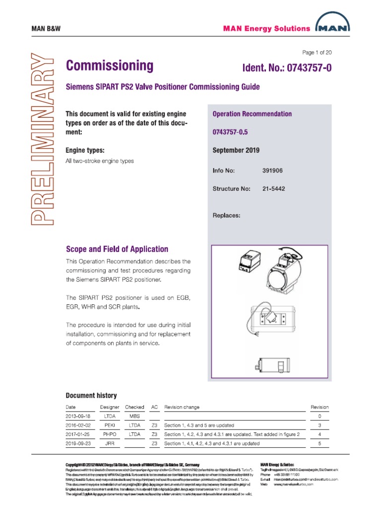 Siemens SIPART PS2 Valve Positioner Commissioning Guide | PDF | Clutch