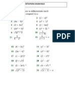 Worksheet 1-Differentiation-Chain Rule