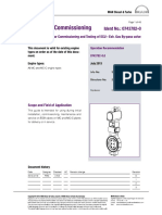 General Guideline For Commissioning and Testing of SCU - Exh. Gas By-Pass Valve