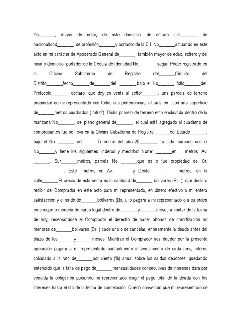 Venta Con Hipoteca Primer Grado Descargar gratis PDF Pagos Dinero