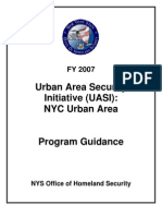 Urban Areas Security Initiative (UASI) NYC Urban Area Program Guidance - NYC Office of Homeland Security