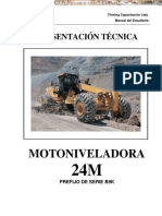 motoniveladora 24M caterpillar 