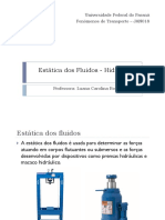 Estática dos Fluidos na UFPR