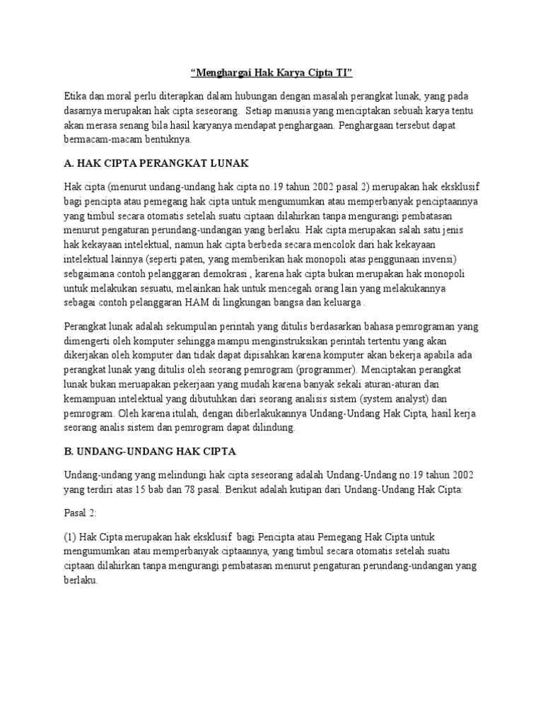 pelaku kreatif menghadapi pelanggaran hak cipta