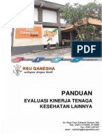 Panduan Evaluasi Kinerja Tenaga Kesehatan Lainnya