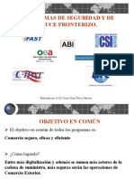 Programas de Seguridad y de Cruce Fronterizo