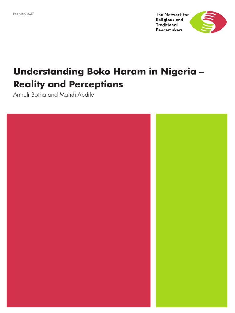 Understanding Boko Haram in Nigeria Reality and Perceptions WEB - PDF ...
